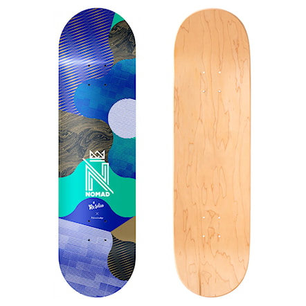 Skate Deck Nomad Resilio Logo Blue 8.0 2021 - 1