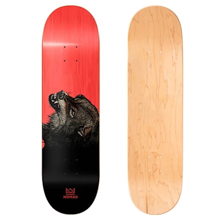 Skate Deck Nomad The Wolf Red 8.0 2021 - 1