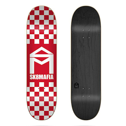 Skate deska SK8MAFIA Checker red 8.25 2020 - 1