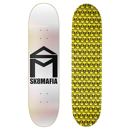 Skate Deck SK8MAFIA House Logo chrome foil 8.25 2018 - 1