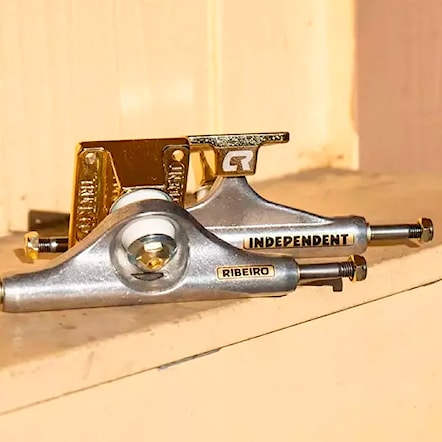 Skate trucky Independent Stage 11 Pro carlos ribeiro silver gold mid - 4