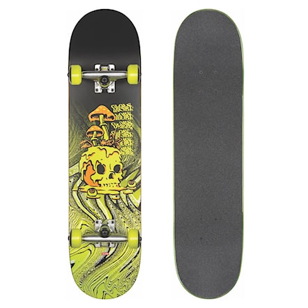 Skateboard Bushings Globe G1 Nature Walk black/toxic yellow 2020 - 1