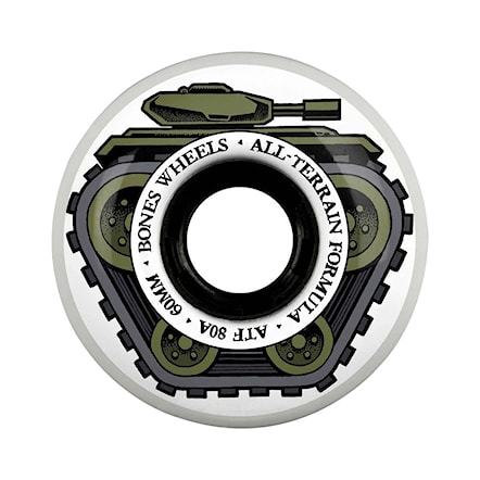 Skateboard kółka Bones ATF All Tank All Terrain Formula 60 mm/80 A white - 1