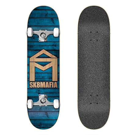 Skateboard SK8MAFIA House Logo Wood Blue 7.87 2020 - 1
