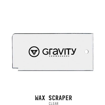 Škrabka na vosk Gravity Wax Scraper clear - 1