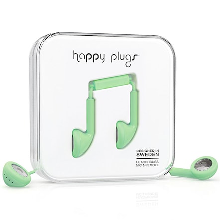 Słuchawki Happy Plugs Earbud mint - 1