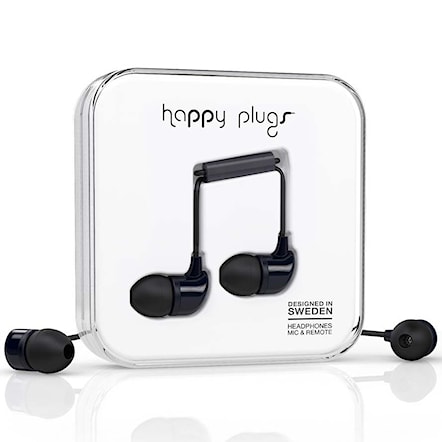 Slúchadlá Happy Plugs In-Ear black - 1
