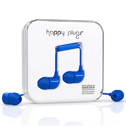 Headphones Happy Plugs In-Ear cobalt - 1