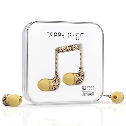Slúchadlá Happy Plugs In-Ear leopard - 1