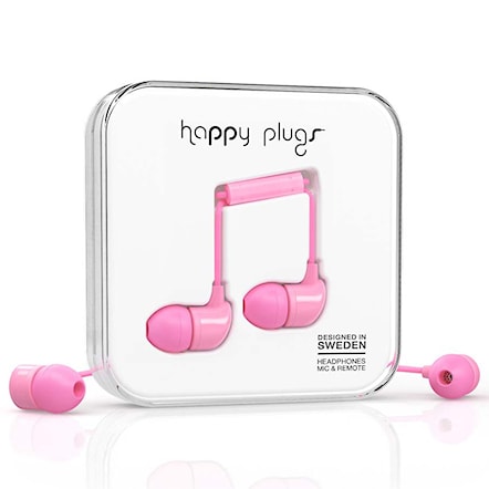 Sluchátka Happy Plugs In-Ear pink - 1