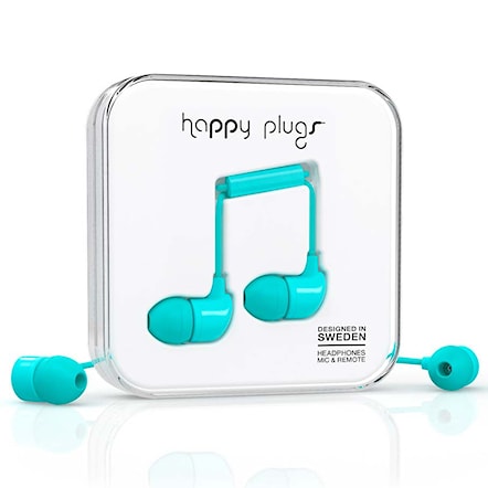 Sluchátka Happy Plugs In-Ear turquoise - 1