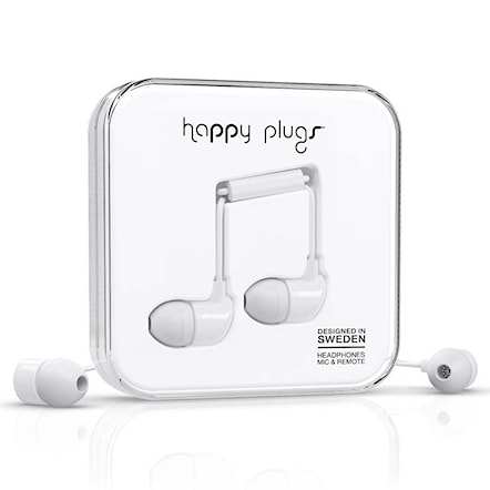 Headphones Happy Plugs In-Ear white - 1