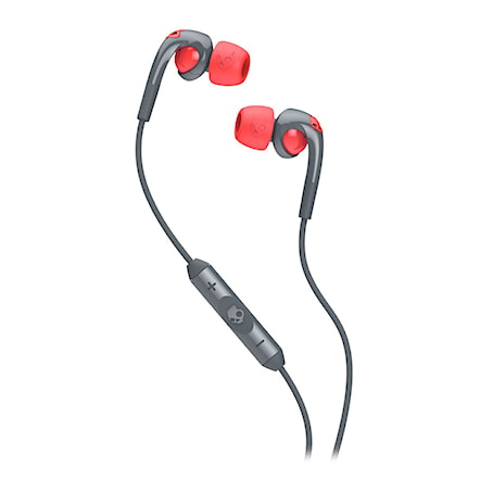 Headphones Skullcandy Fix In Ear grey/hot red - 1