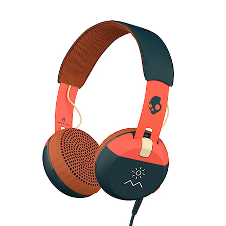 Headphones Skullcandy Grind explore/orange/navy - 1
