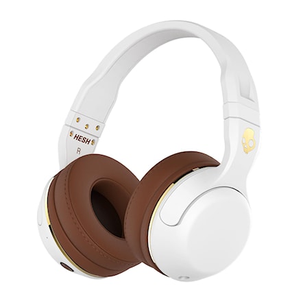 Headphones Skullcandy Hesh 2 Wireless white/gold Snowboard Zezula