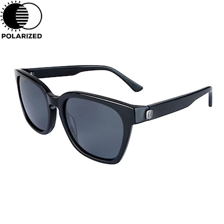 Sunglasses Horsefeathers Chester gloss black | gray polarized 2018 - 1