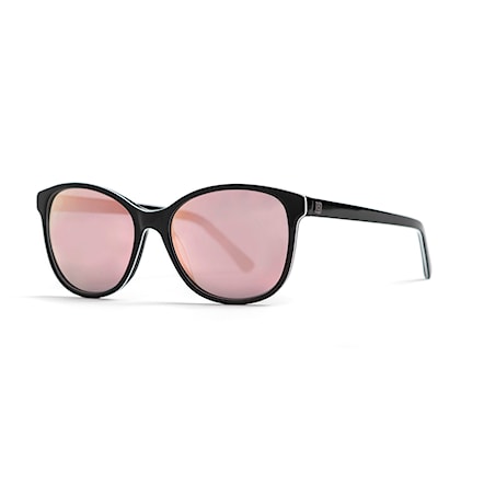 Sunglasses Horsefeathers Chloe gloss black | mirror rose - 1