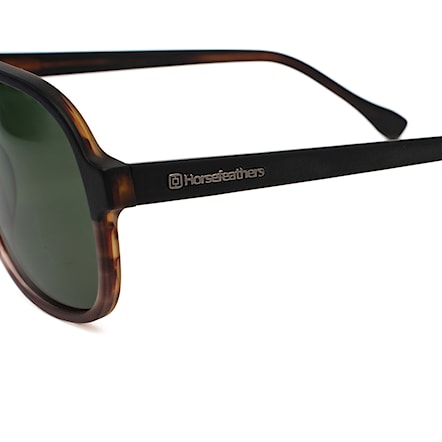 Okulary przeciwsłoneczne Horsefeathers Corp matt havana | gray green - 3