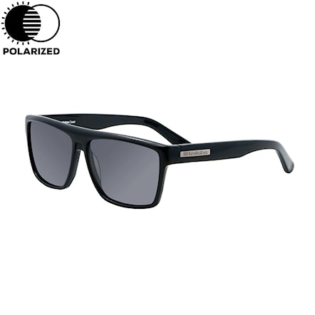 Sunglasses Horsefeathers Elliott gloss black | grey polarized 2017 - 1