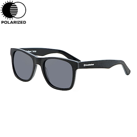 Sunglasses Horsefeathers Foster brushed black | grey polarized 2017 - 1
