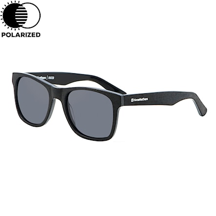 Sunglasses Horsefeathers Foster brushed black | grey polarized 2019 - 1