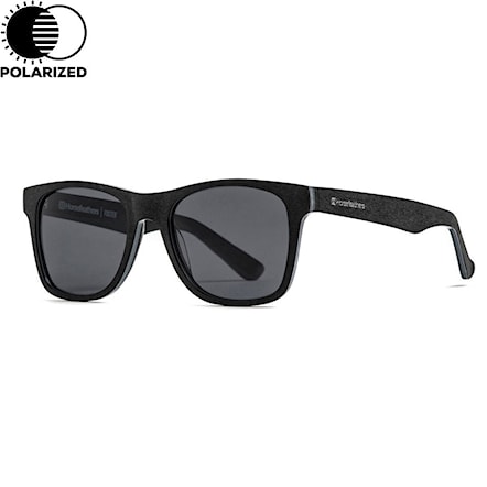 Sunglasses Horsefeathers Foster brushed black | gray - 1