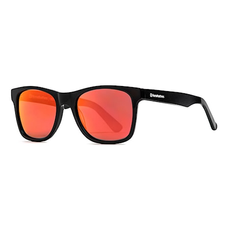 Okulary przeciwsłoneczne Horsefeathers Foster gloss  black | mirror red - 1