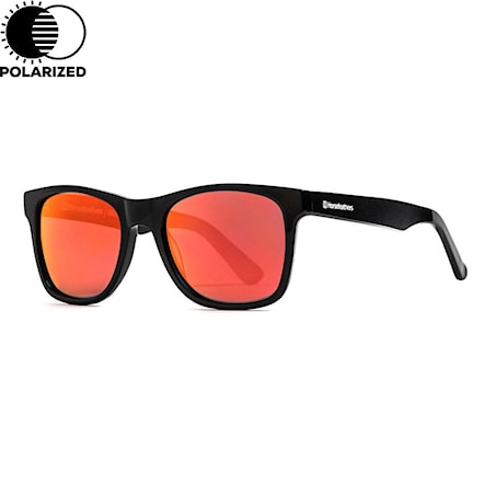 Sunglasses Horsefeathers Foster gloss  black | mirror red - 1