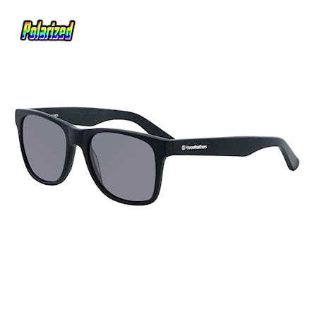 Sunglasses Horsefeathers Foster matte black | grey polarized 2016 - 1