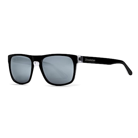 Sunglasses Horsefeathers Keaton gloss black | mirror white 2022 - 1
