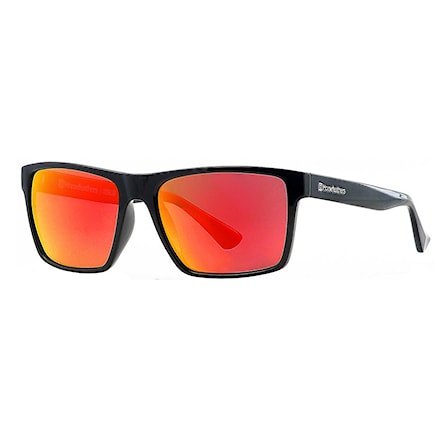 Sunglasses Horsefeathers Merlin gloss black | mirror red 2022 - 1