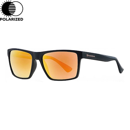 Slnečné okuliare Horsefeathers Merlin matt black | mirror orange - 1