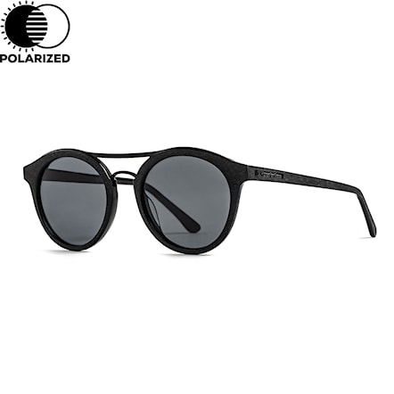 Sunglasses Horsefeathers Nomad brushed black | grey - 1