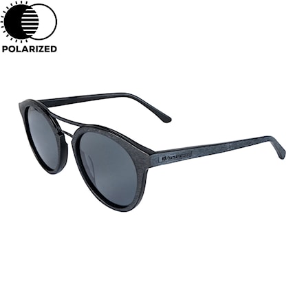Sunglasses Horsefeathers Nomad brushed black | gray polarized 2021 - 1