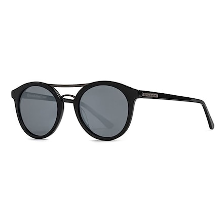 Sunglasses Horsefeathers Nomad gloss black | mirror white - 1