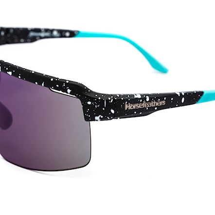 Bike Sunglasses and Goggles Horsefeathers Scorpio black splash | mirror green - 2