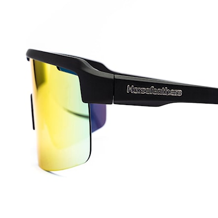 Bike Sunglasses and Goggles Horsefeathers Scorpio matt black | mirror red - 4