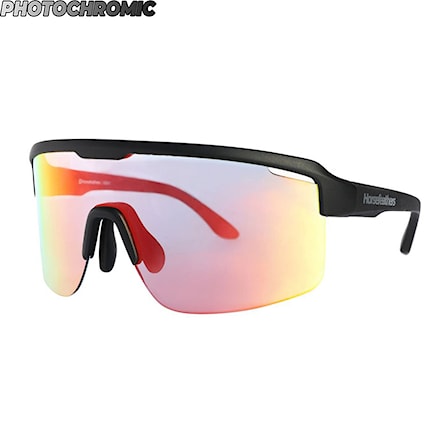 Bike Sunglasses and Goggles Horsefeathers Scorpio Photochromic matt black | mirror red - 2
