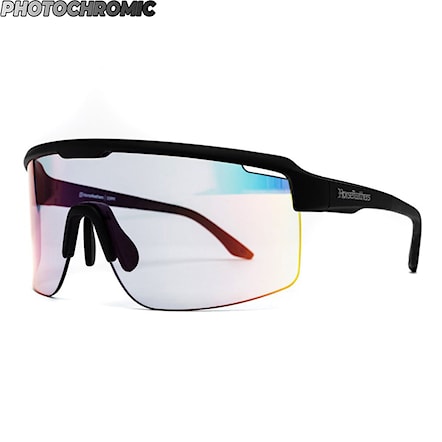 Bike Sunglasses and Goggles Horsefeathers Scorpio Photochromic matt black | mirror red - 1