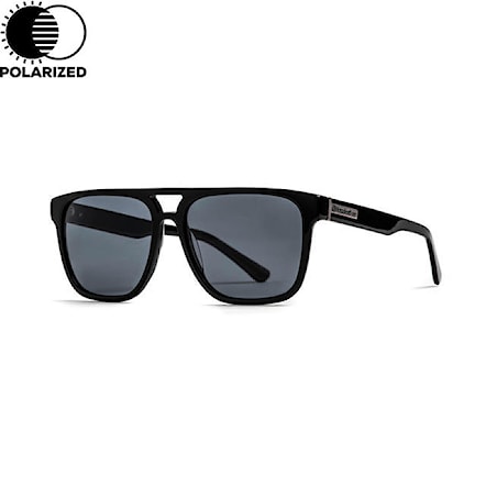 Sunglasses Horsefeathers Trigger gloss black | grey 2021 - 1