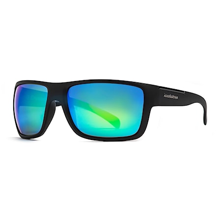 Sunglasses Horsefeathers Zenith matt black | mirror green - 1