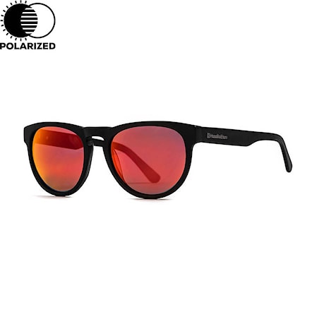 Sunglasses Horsefeathers Ziggy matt black | mirror red - 1