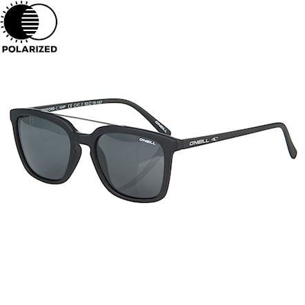 Sunglasses O'Neill Beresford matte black | grey polarized 2019 - 1