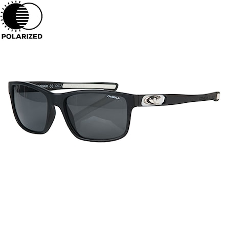 Sunglasses O'Neill Convair matte black solid | smoke polarized 2019 - 1