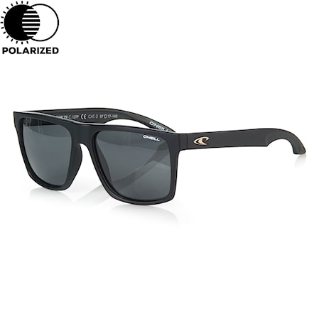 Sunglasses O'Neill Harlyn matte black | grey polarized 2019 - 1