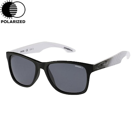 Sunglasses O'Neill Shore matte black pattern | solid smoke polarized 2019 - 1