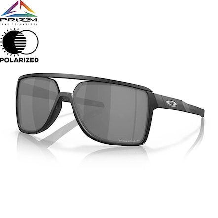 Sunglasses Oakley Castel matte black ink | prizm matte polarized - 1