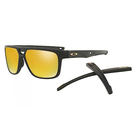 Sunglasses Oakley Crossrange Patch matte black | 24k iridium 2019 - 1