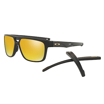 Sunglasses Oakley Crossrange Patch matte black | 24k iridium 2017 - 1