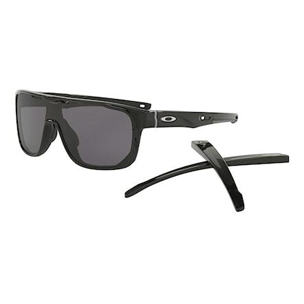 Sunglasses Oakley Crossrange Shield polished black | warm grey 2017 - 1